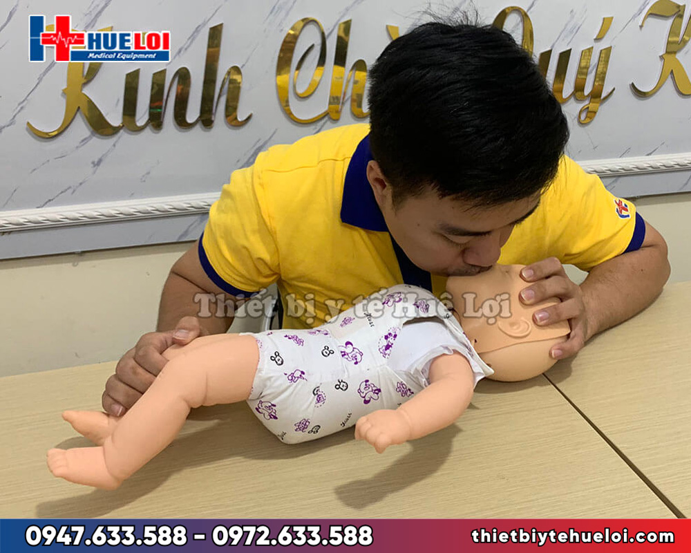 Mô hình thực hành cấp cứu dị vật đường thở ở trẻ em